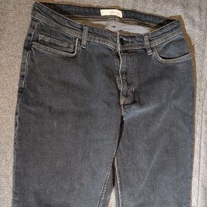 Mango Men's Slim Fit Jeans in Dark Blue
